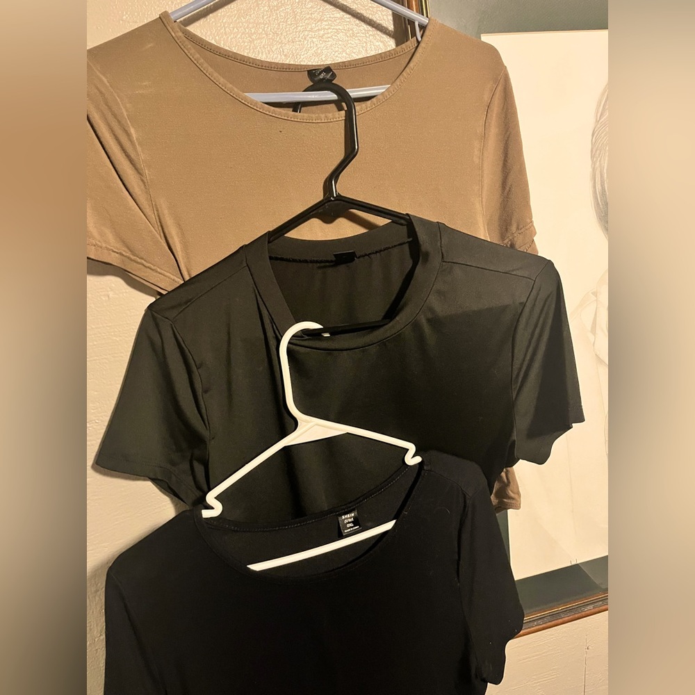 Set Of 3 Women’s Bodysuits Size Large SHEIN